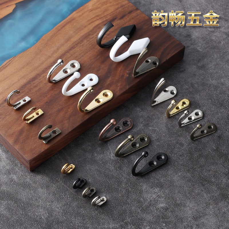 general Zinc Alloy Single Coat Hook Antique Style Wall Mount for Clothes Scarves - Image 3