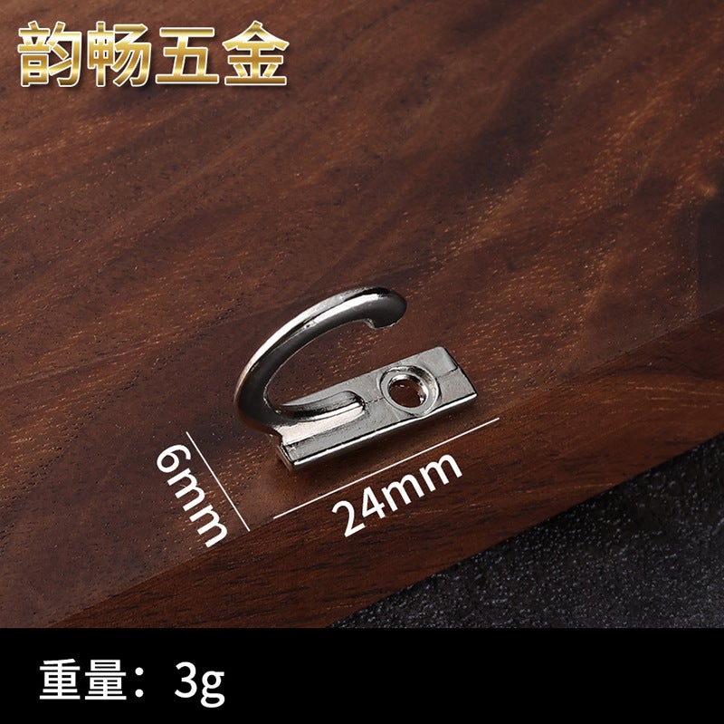 general Zinc Alloy Single Coat Hook Antique Style Wall Mount for Clothes Scarves - Image 1