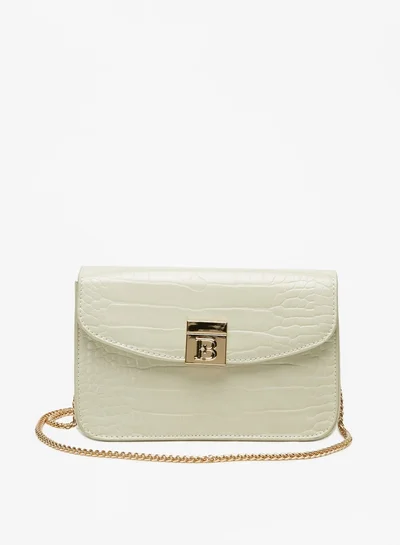 فلورا بيلا من شو إكسبرس Women's Textured Crossbody Bag with Chain Strap