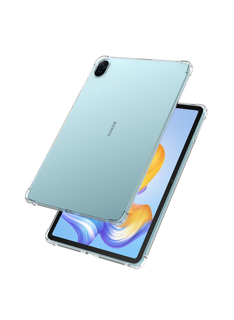 غطاء شفاف متوافق مع لوحي Honor Pad 8 مقاس 12 بوصة - حماية مضادة للصدمات بوسادات هوائية رباعية الزوايا - غطاء واقي مرن من مادة TPU المضادة للصدمات - Image 3
