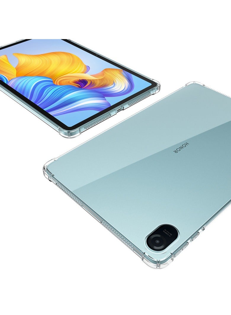 غطاء شفاف متوافق مع لوحي Honor Pad 8 مقاس 12 بوصة - حماية مضادة للصدمات بوسادات هوائية رباعية الزوايا - غطاء واقي مرن من مادة TPU المضادة للصدمات - Image 4