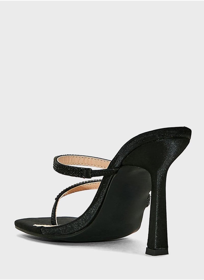 Ella Limited Edition - Diamante Strapy Mule - Image 1