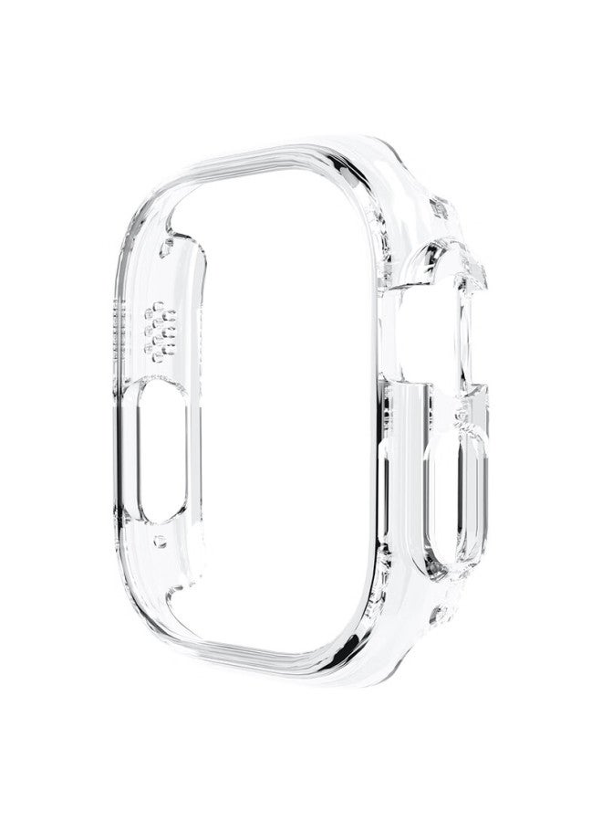 Watchbond Compatible With Iwatch Ultra Protective Case, Apple Watch Ultra 2 Protective Cover, Full Protection, Semi-enclosed Hard Case, Transparent, 8th Generation 49mm, Shockproof And Scratch-resistant - Image 2