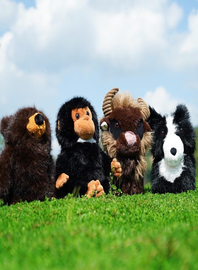 LZFAN Golf Club Covers for Woods and Drivers Funny Driver Headcover Animal Golf Club Head Covers Golf Gifts for Men Women Plush Chimp - Image 4