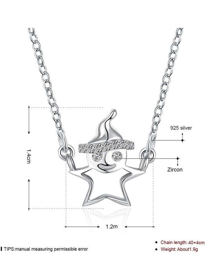 بيرفيي قلادة من الفضة الاسترلينية S925 مرصعة بالكريستال - Image 2