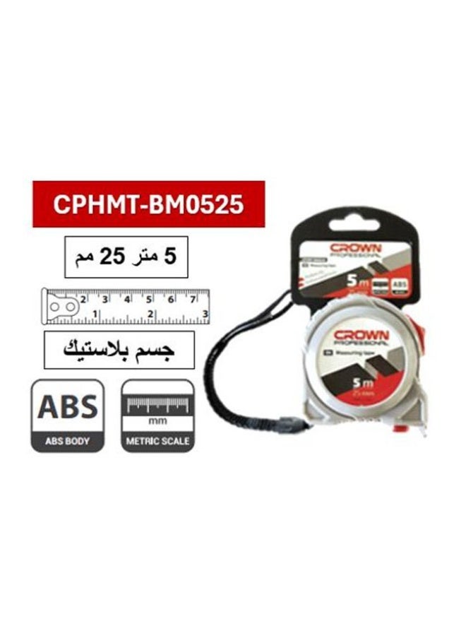 Crown meter 5m 25 mm crown
