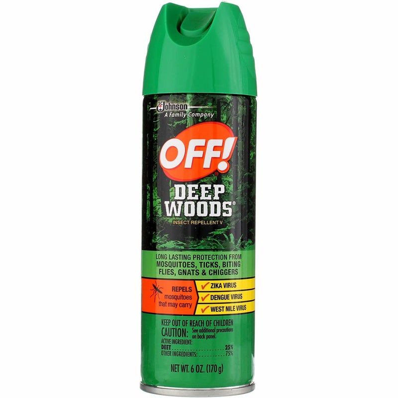 OFF! طارد الحشرات أوف ديب وودز 6 أونصات رذاذ (عبوتان) - Image 1