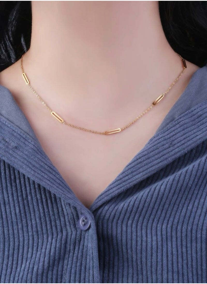 NEW STYLE - Stylish & Elegant Choker Necklace For Women Made Of Stainless Steel - Image 1