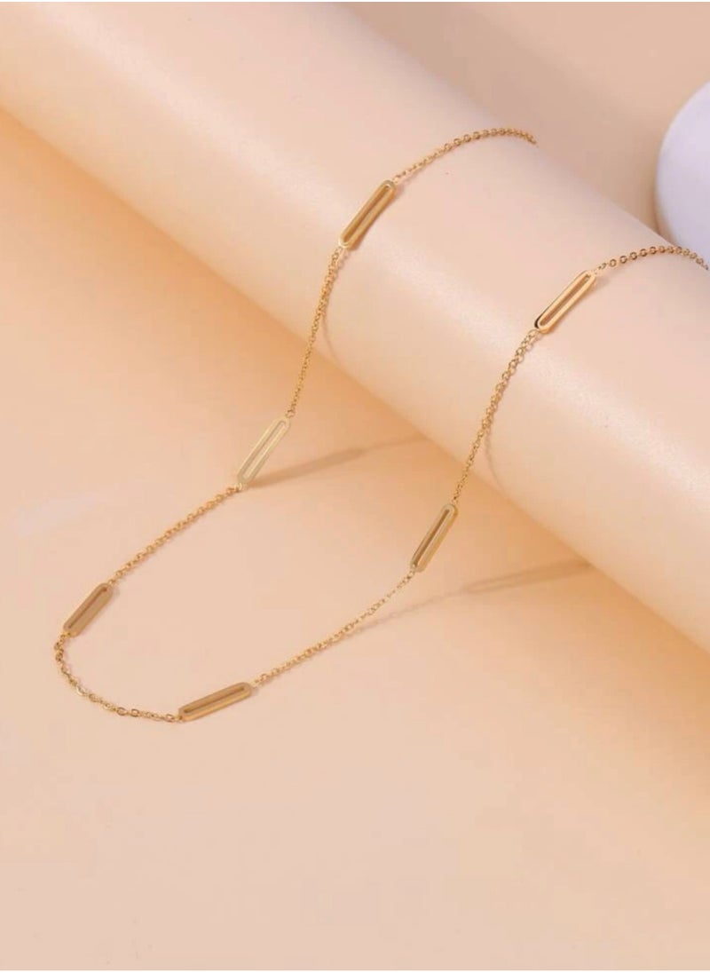 NEW STYLE - Stylish & Elegant Choker Necklace For Women Made Of Stainless Steel - Image 1