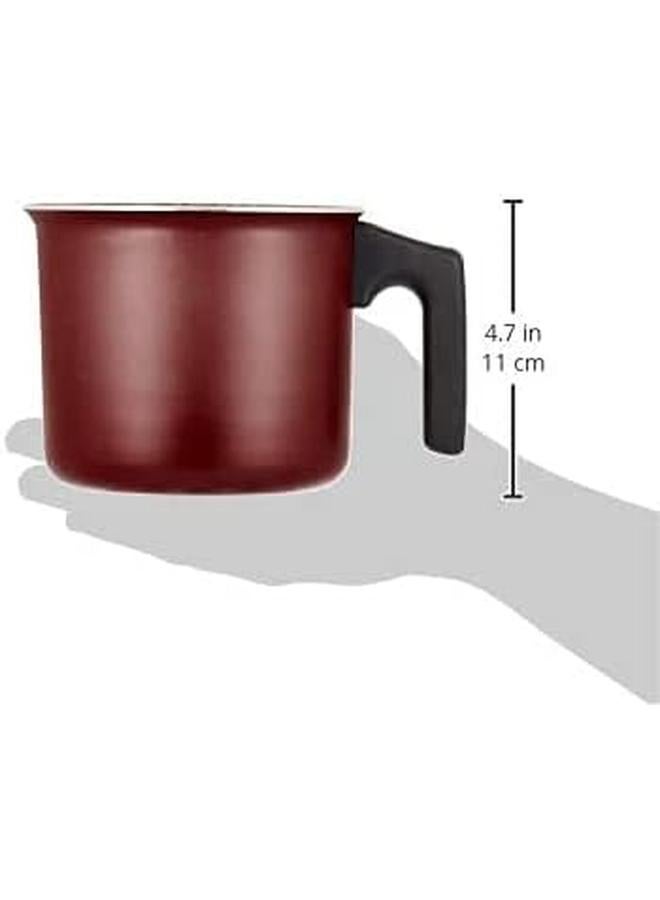 TRAMONTINA Paris 12Cm 1.1L Red Aluminum Multipurpose Boiler With Interior And Exterior Starflon Max Nonstick Coating - Image 3