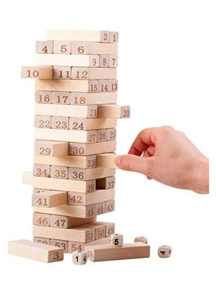 Block Tower Set 54 Pcs