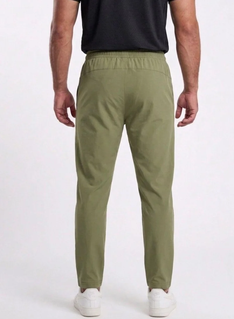 Prima Ace Men's Workout Joggers for Gym Olive Green