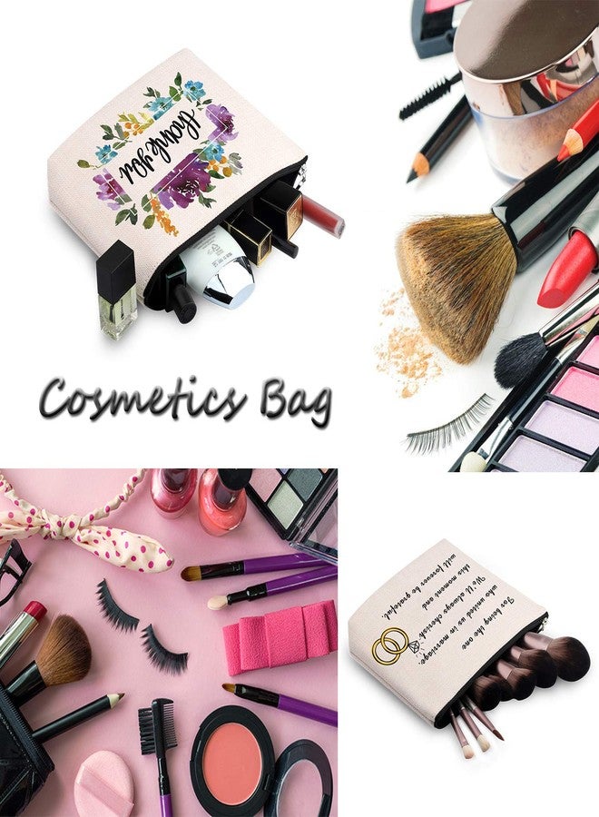 هدية لمأذون الزواج من WCGXKO، هدية شكر لمأذون الزواج، حقيبة مستحضرات تجميل بسحاب (لأنه الشخص المناسب) - Image 3