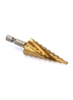 Generic Change HSS Titanium Coated Spiral Grooved Step Drill Bit 3-Piece Set | 4PCS- Ideal for Metal, Stainless Steel, Aluminum, Wood  - Image 5