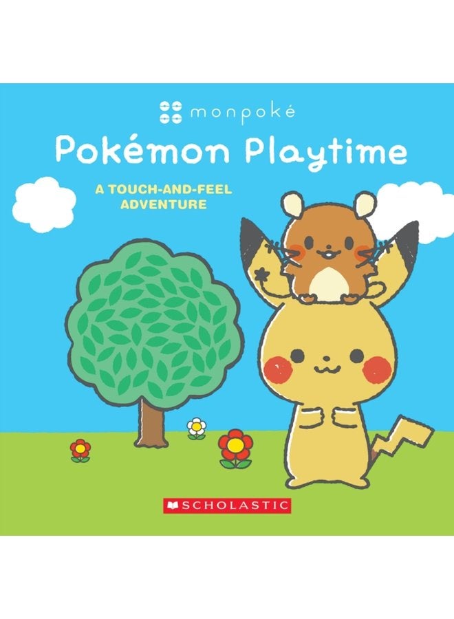 Monpoke Pokemon Playtime Touch and Feel Book - Hardback