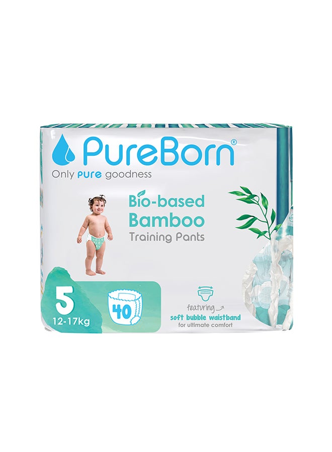 PureBorn Pull Ups Pants Size 5 Diapers 12-17kg - Image 1