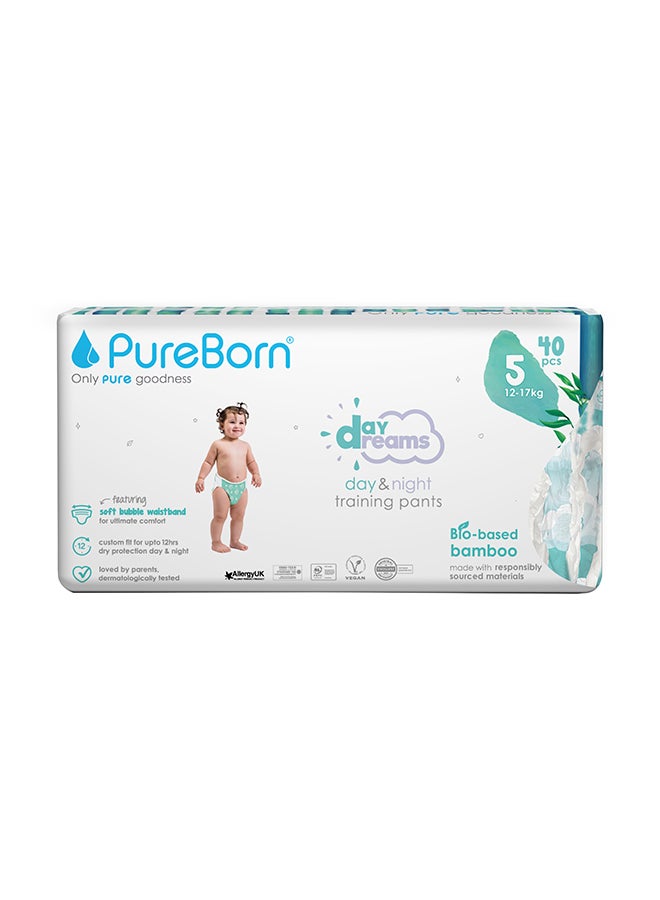 PureBorn Pull Ups Pants Size 5 Diapers 12-17kg - Image 2