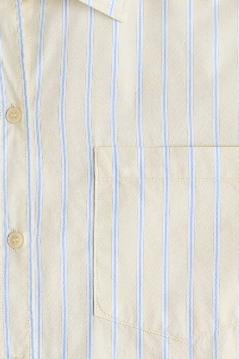 اتش اند ام قميص بوبلين من القطن من تشكيلة ماما