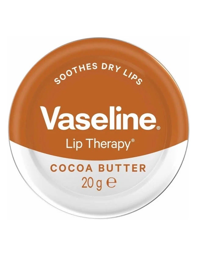Vaseline Lip Therapy Cocoa Butter 20 g