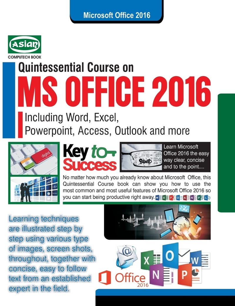 MS OFFICE 2016 QUINTESSENTIAL COURSE (WITHFREE DVD) - Image 1