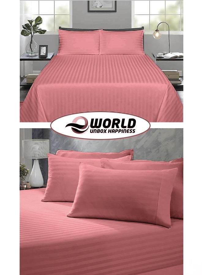Eworld Pack of 2 Premium Down Alternative Filled Bed Pillows, Featuring Breathable Cover, Microfiber Filling and Plush Bounce-Back Design, Hypoallergenic and Luxurious Hotel Quality Pillow Set, in Maroon Color - Image 4