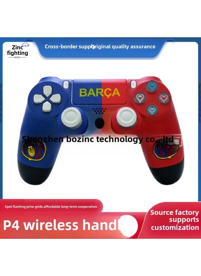 Generic - Preferred PS. 4 Game Handle Six Axis Dual Vibration P4 Game Console With Bluetooth Pro Wireless Handle-Product Color:Barcelona - Image 1