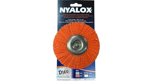 Dico 7200048 4" Medium Nyalox Wire Wheel Brush - Image 3