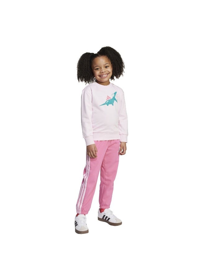 Adidas Lk Adrpt Set Pink Training Suits For Kids 3-4Y - Image 5