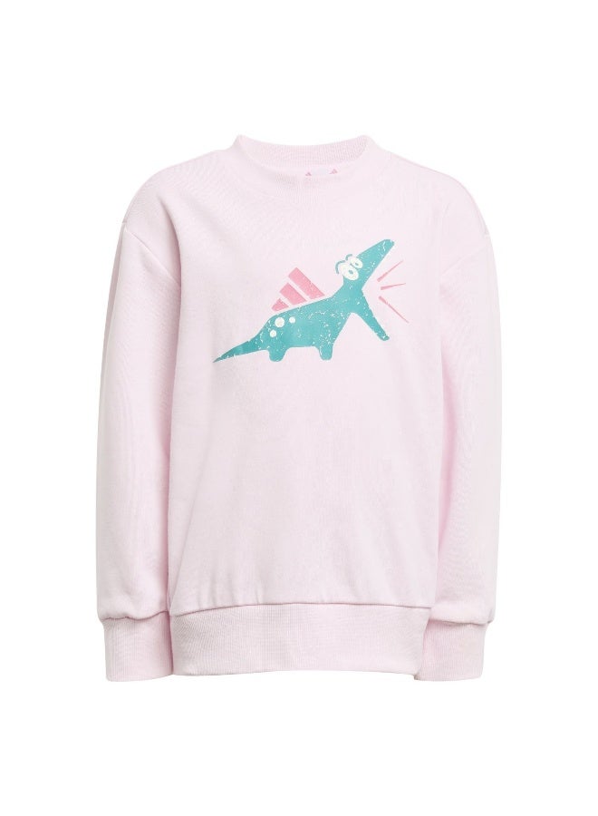Adidas Lk Adrpt Set Pink Training Suits For Kids 3-4Y - Image 2