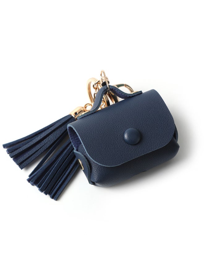Neutral Outlet Tassel Leather Bag For Apple Airpods Headset - Image 5