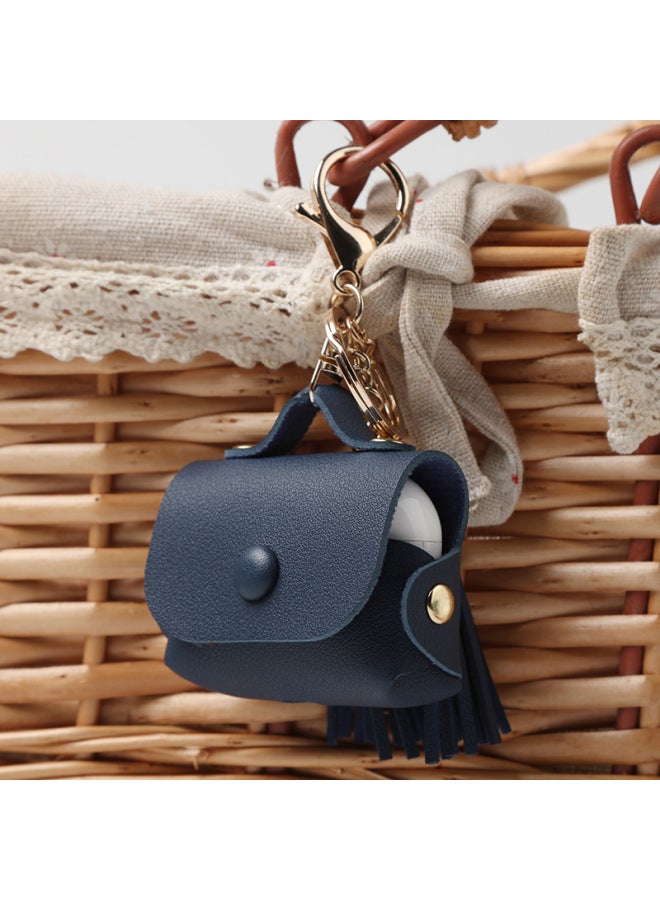 Neutral Outlet Tassel Leather Bag For Apple Airpods Headset - Image 4
