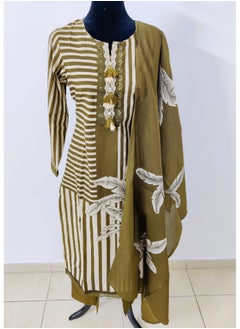 PRIYA’S PANACHE Pure Cotton Kurta Set with Digitally Printed Floral Design | Ethnic Kurti Pant Dupatta Set | Traditional Indian Dress for Women.  - Image 5