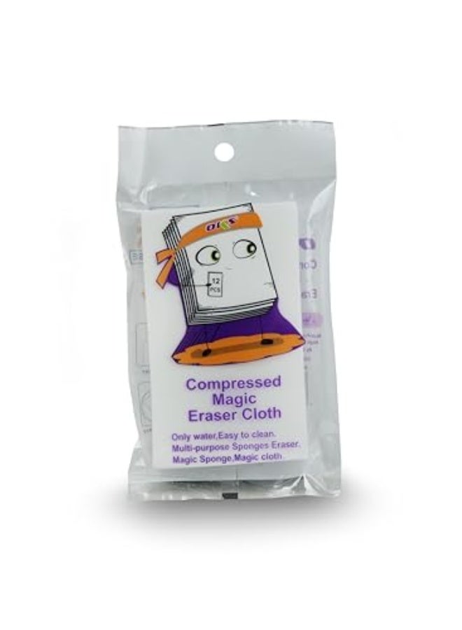 HOME DWELL Compact Magic Eraser Cloth - 12 Pcs in 1 Pack - 14 x 9 x 0.1 cm for Effortless Cleaning - Image 3