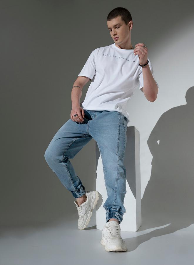 هوبرهولمي جينز هابر هولم بقصة منتصف الخصر ومقاس عادي مع تأثير باهت - Image 1