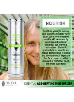 Balshi Derma-Ceuticals MD Nourish Essential Moisturizer Face Cream Anti Aging Face Moisturizer For Women & Men With Hyaluronic Acid Jojoba Oil Squalane Hydrating Face Moisturizer 1Oz/30Ml  - Image 4