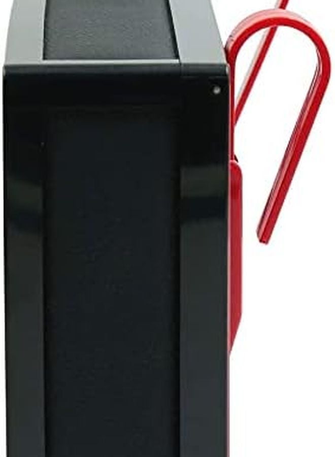 حامل علبة المناديل من الجلد الأسود الصناعي لتزيين مقصورة السيارة، غطاء علبة المناديل الداخلية - Image 3