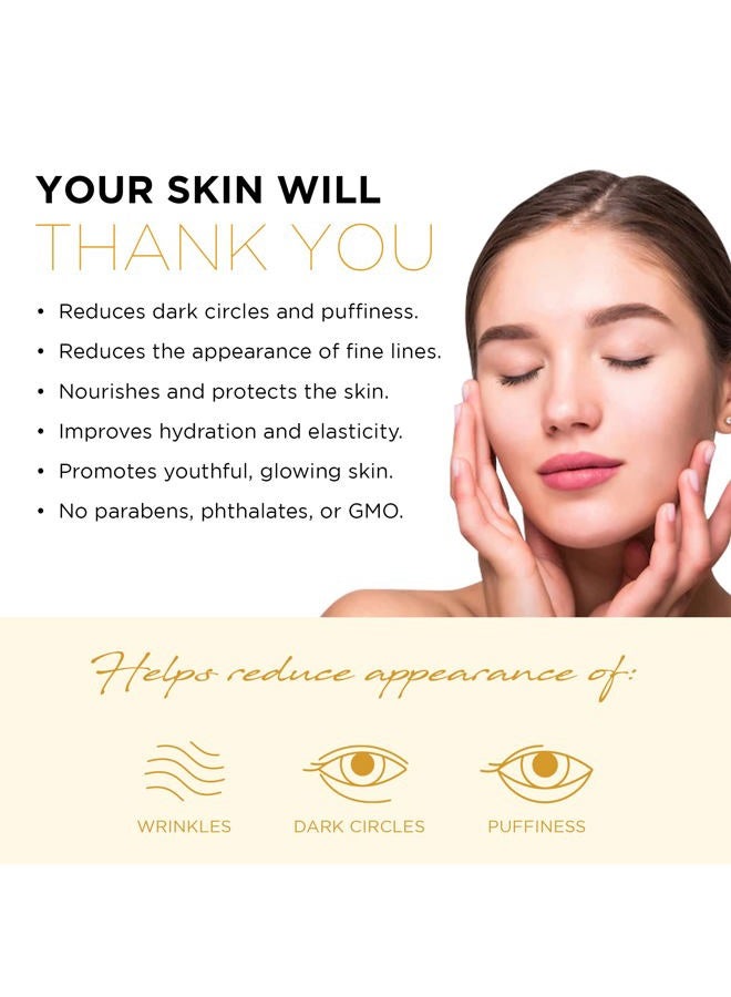 Azure Cosmetics AZURE 24K Gold & Retinol Anti Aging Under Eye Patches - Firming, Restoring & Deeply Hydrating Eye Mask - Reduces Fine Lines, Wrinkles, Dark Circles & Puffiness - Skin Care Made in Korea - 5 Pairs - Image 4