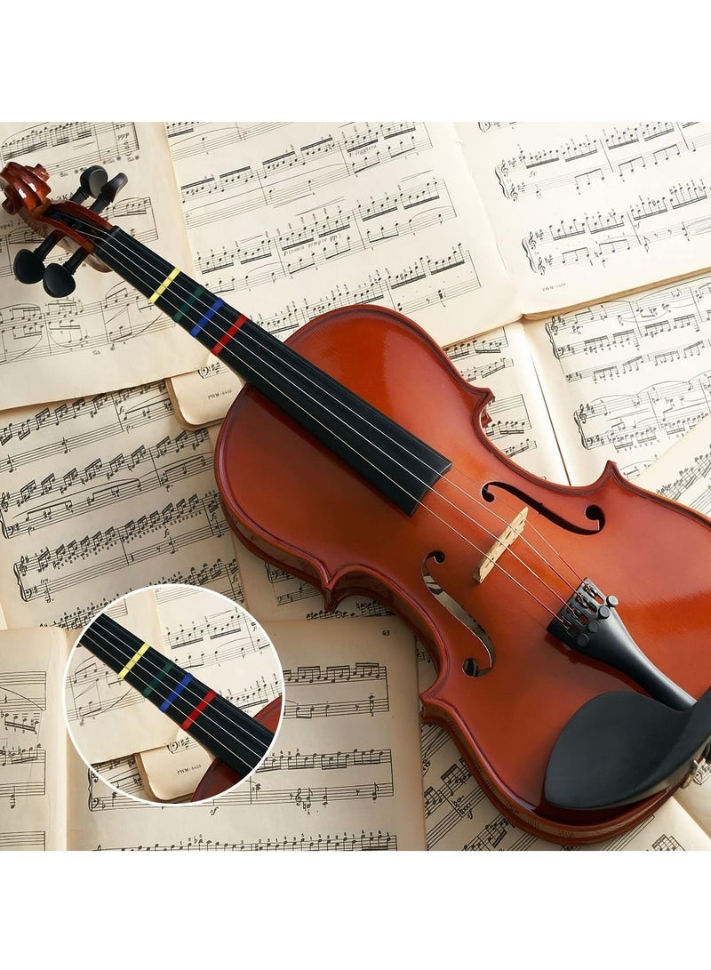 SYOSI 6 Rolls Violin Fingering Tape, 3mm Tape Sticker for Violin Cello Practice Beginners' Finger Position Marker (5 Colors) - Image 4