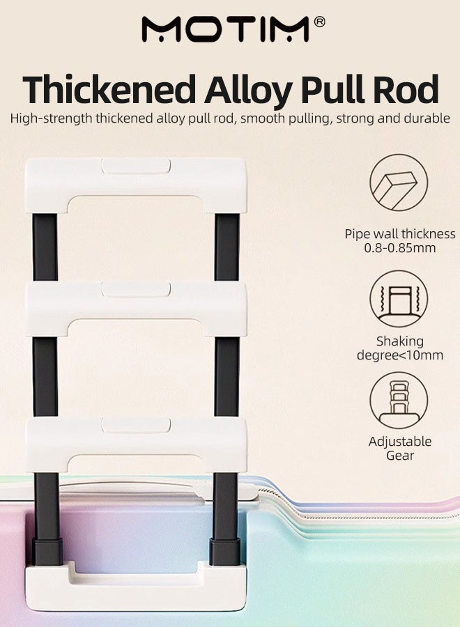 Motim Kid's Ride-On Suitcase with 6 Silent Spinner Wheels & Foldable Foot Pedals & TSA Lock Ride on Kids Luggage Toddler Travel Luggage Rolling Suitcases for Boys Girls - Image 4