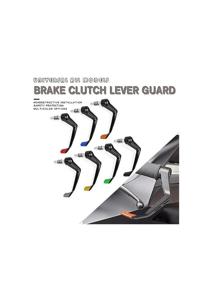 HAONEL Compatible with 78 22mm Brake Clutch Lever Guard CNC Aluminum Black Motorcycle Handlebar Levers Protector Accessories - Image 3