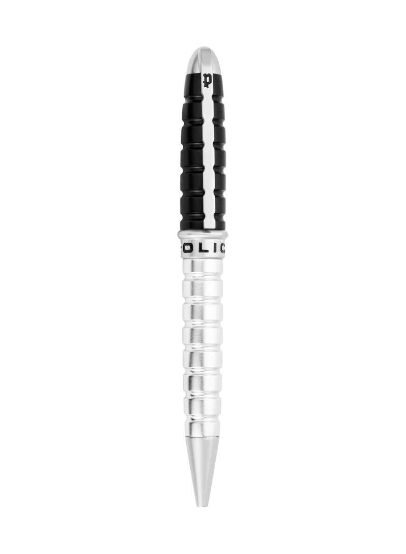 Police Writing instrument white and black color with blue ink