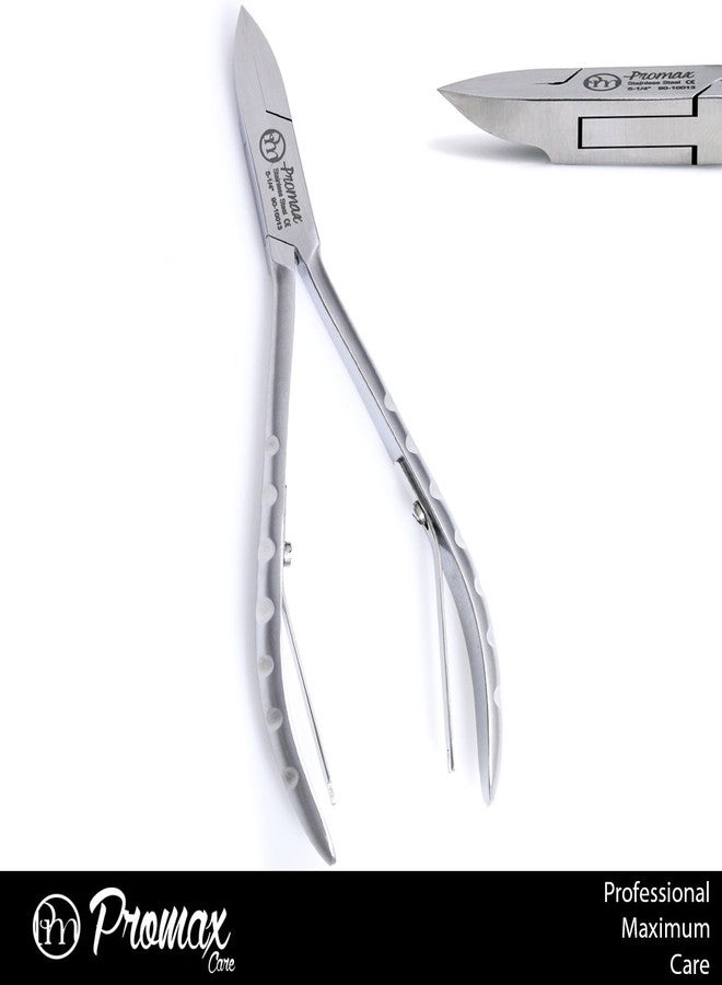 Promax مقص أظافر القدم المتنامية ProMax - مقص أظافر وأظافر - مقص ذو مفصل صندوقي مزدوج الربيع 5 بوصات - تصميم مريح بفك مستقيم مع شفرات دقيقة وحادة جداً، من الفولاذ المقاوم للصدأ من الدرجة الجراحية - 90-10013 - Image 2