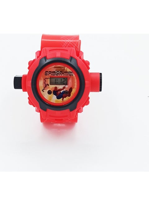 Popseker Spiderman Clock Spiderman Character Picture Mirrored Clock On The Wall
