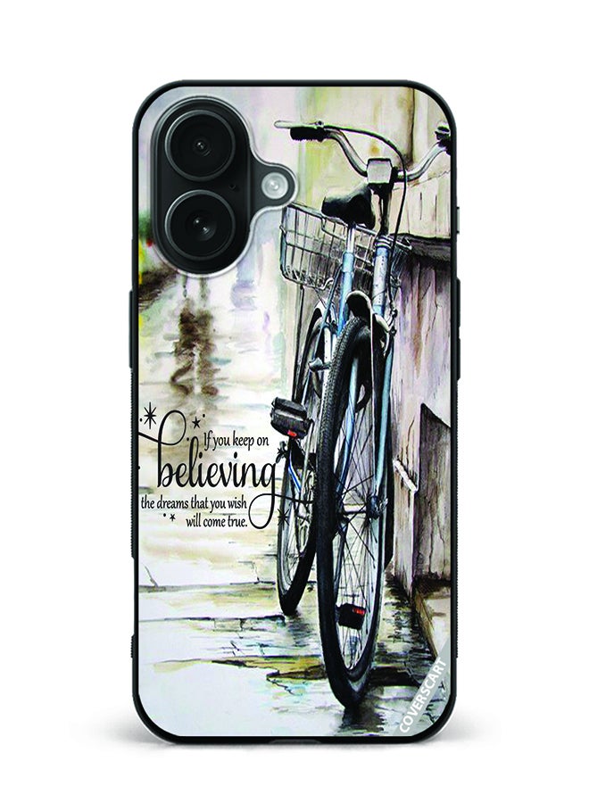 COVERSCART Protective Case Cover For Apple iPhone 16 Plus Believing Design Multicolour