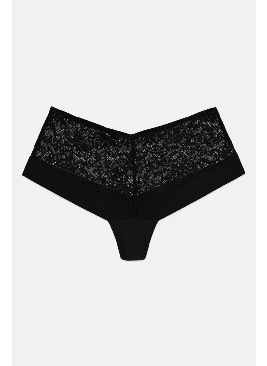 TRIUMPH Women Textured Pull On Panties, Black  - Image 2
