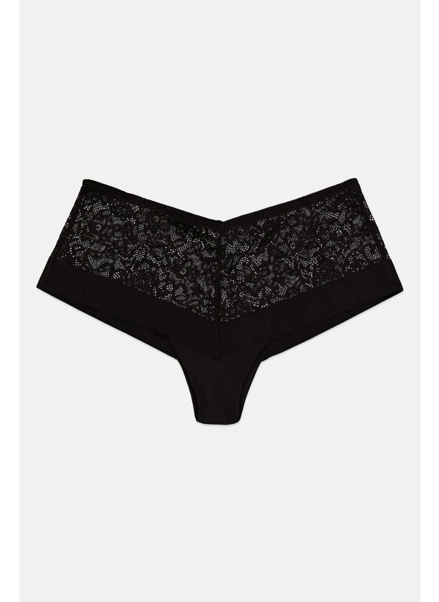 TRIUMPH Women Textured Pull On Panties, Black  - Image 1