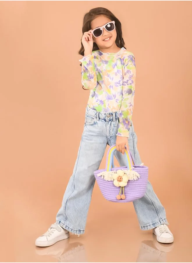 LILPICKS Floral Print Long Sleeves Top by Styli