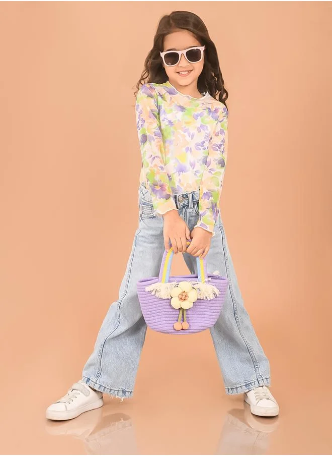 LILPICKS Floral Print Long Sleeves Top by Styli