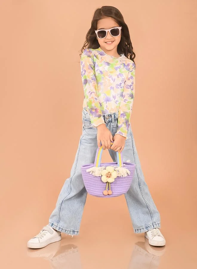 Lilpicks LilPicks Floral Print Long Sleeves Top