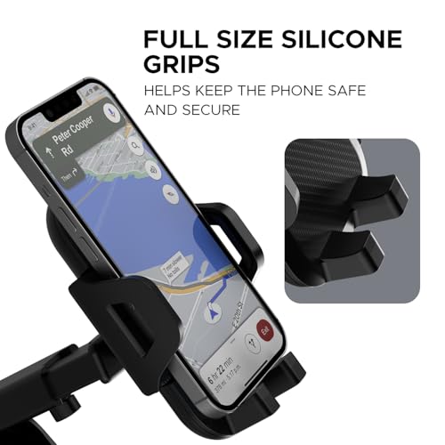 Amkette iGrip Drive Telescopic Car Mobile Holder for Dashboard, Mobiles Holder for car Dashboard, with 360 Rotation, One -Touch Release Adjustable Mount with Strong Suction Cup,Durable Mobile Stand - Image 4